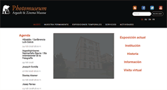 Desktop Screenshot of photomuseum.es
