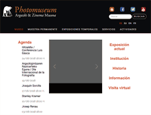 Tablet Screenshot of photomuseum.es